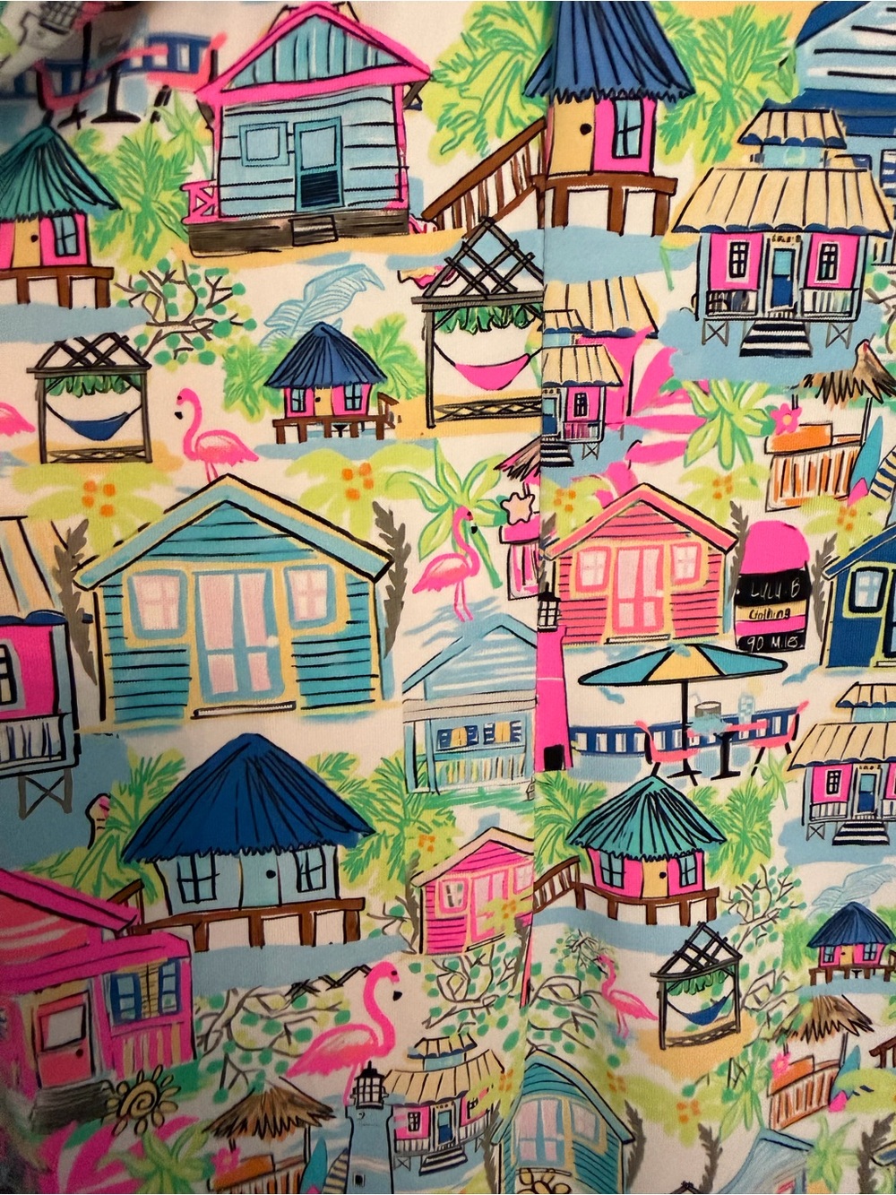 LULU-B Sleeveless Key West Print Dress in Multicolor - Picture 4 of 4